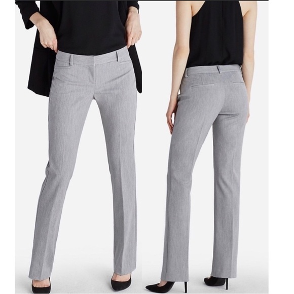 EXPRESS gray Columnist pants Sz 6L - Picture 1 of 13